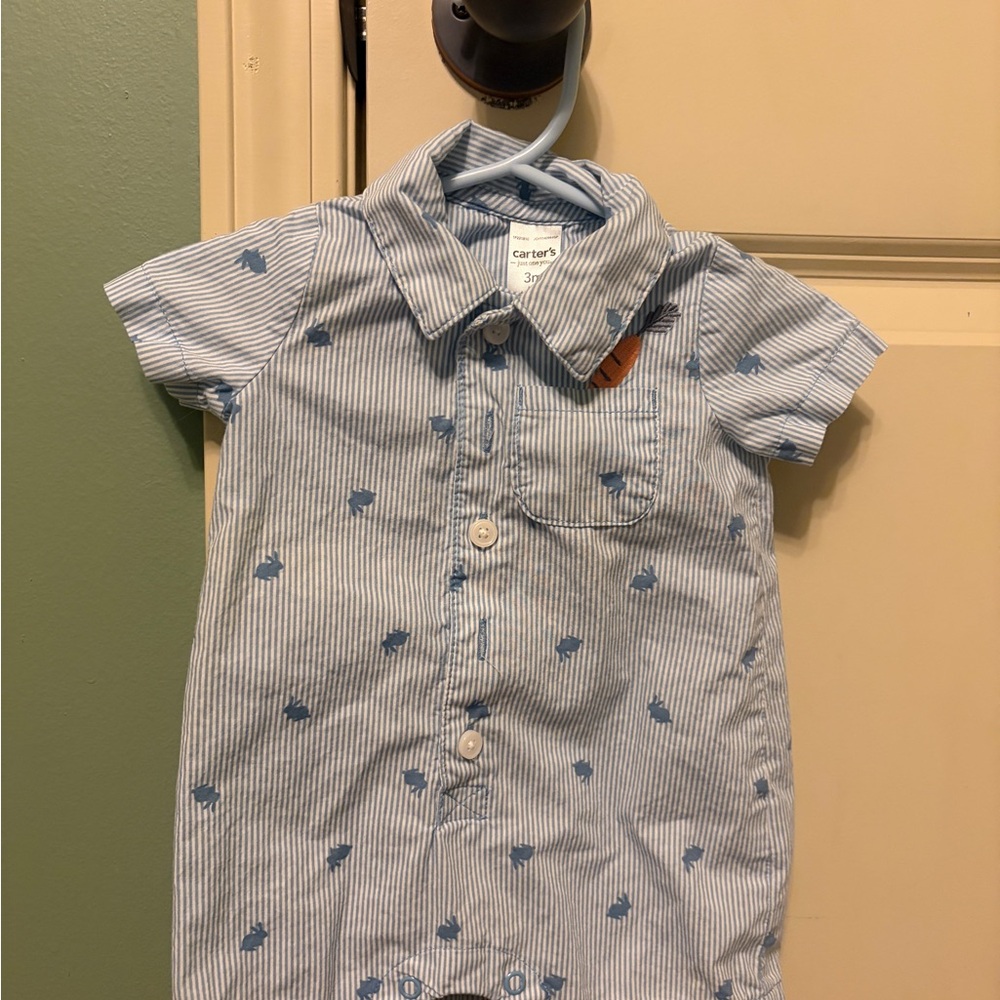 Blue Striped 3m Easter Outfit